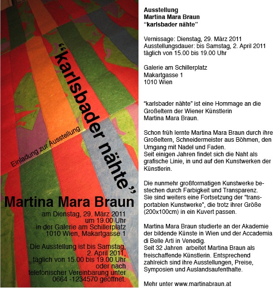 Vernissage April 2011 karlsbader nhte